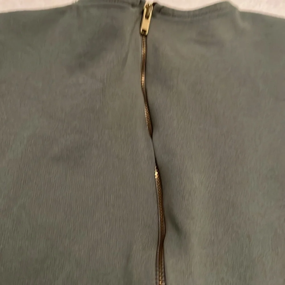 Akira Green V-Neck Sheath Mini Dress Sleeveless Cocktail - Picture 5 of 10